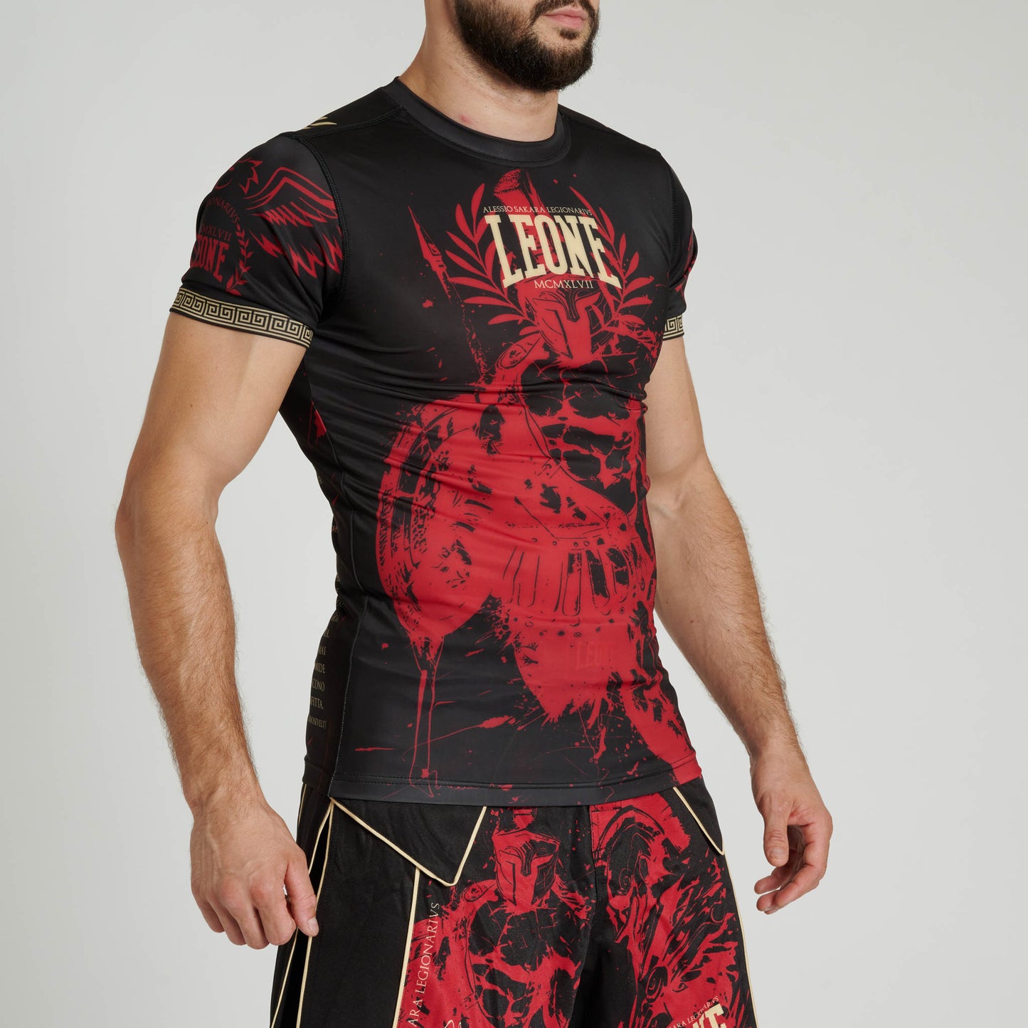 Rashguard manga corta LEGIONARIVS III AB949