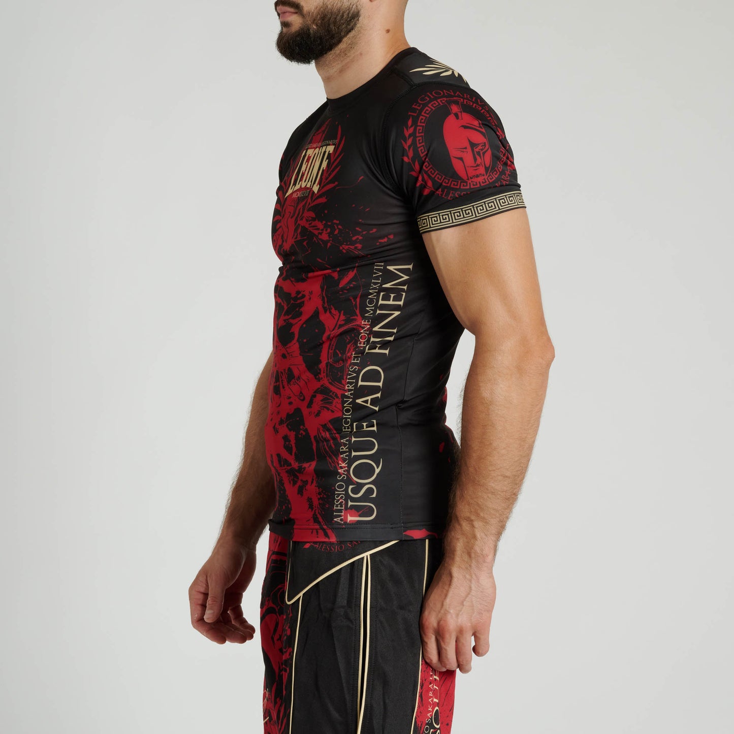 Rashguard manga corta LEGIONARIVS III AB949