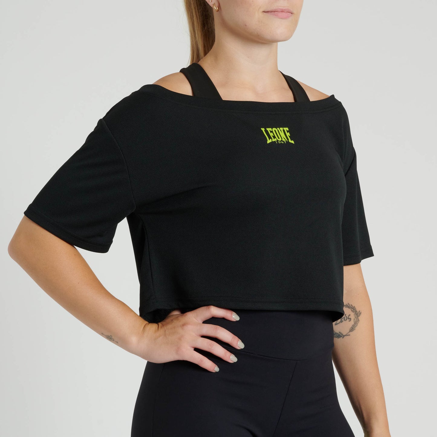 Crop top mujer LOGO WACS ABX137
