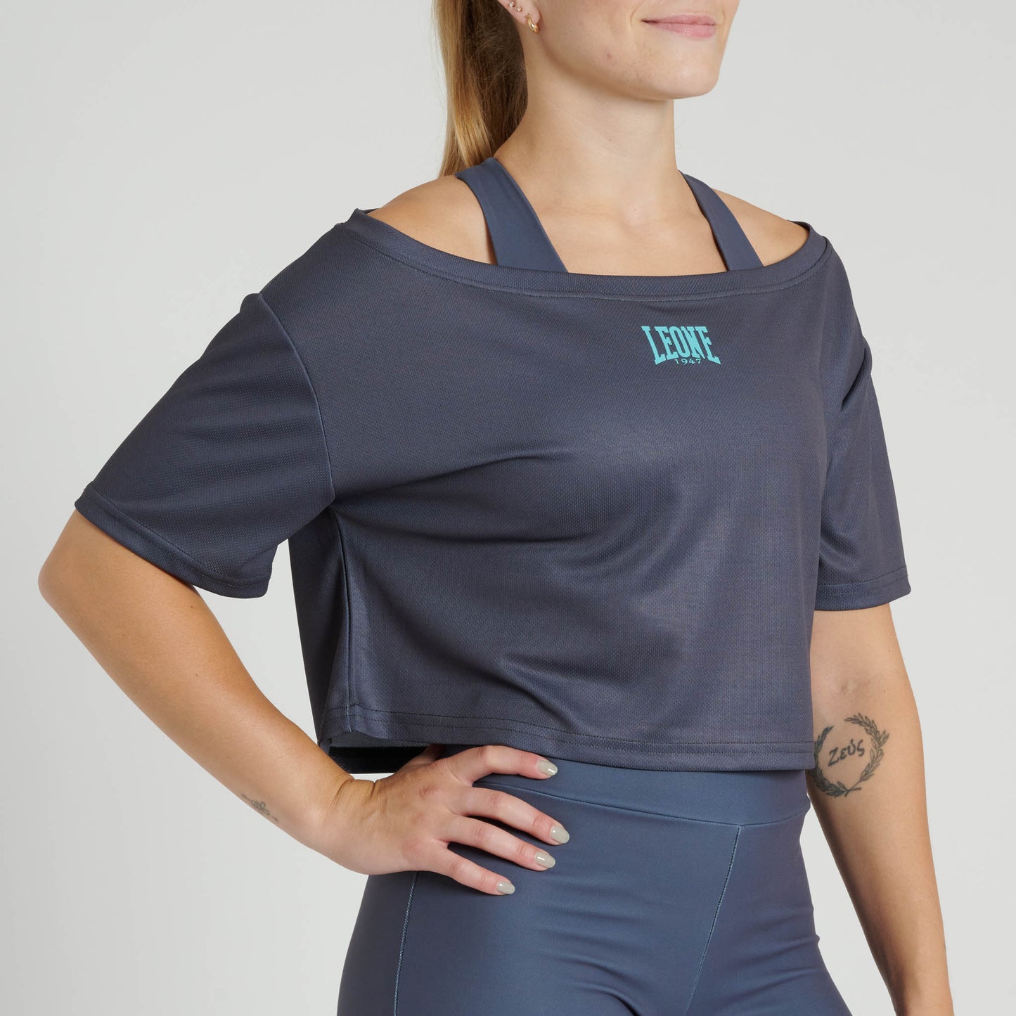 Crop top mujer LOGO WACS ABX137
