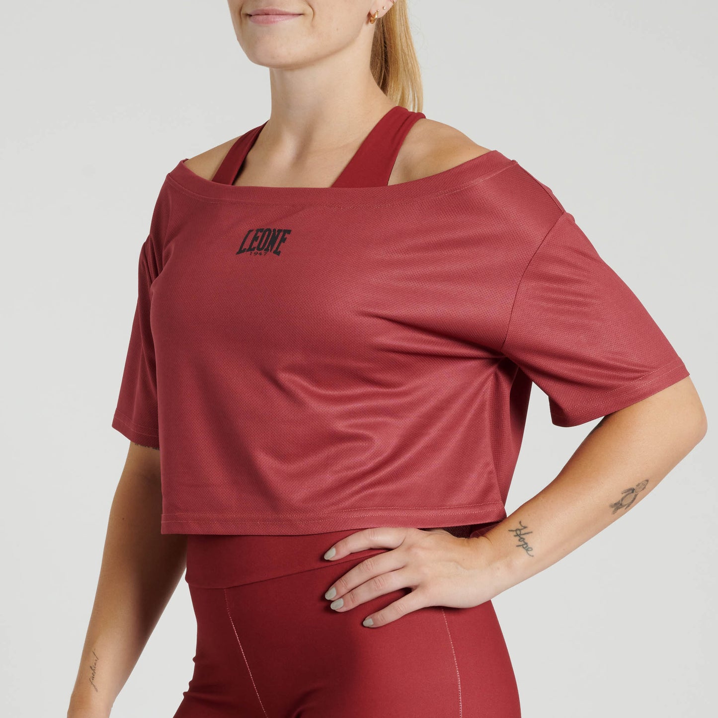 Crop top mujer LOGO WACS ABX137