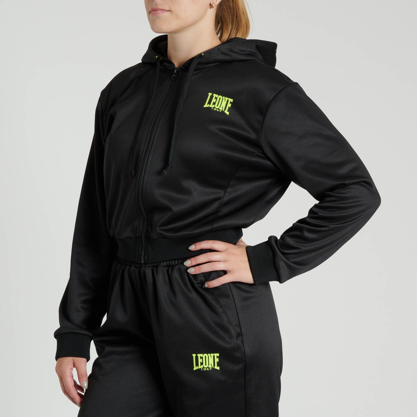 Sudadera con capucha mujer LOGO WACS ABX138