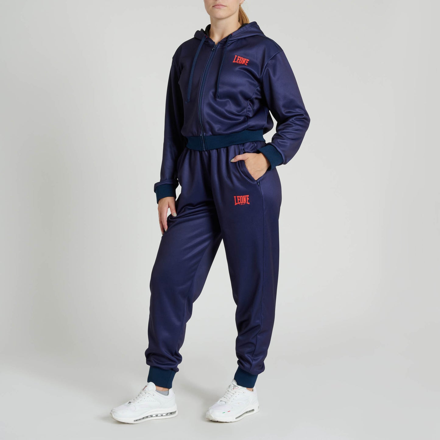 Sudadera con capucha mujer LOGO WACS ABX138