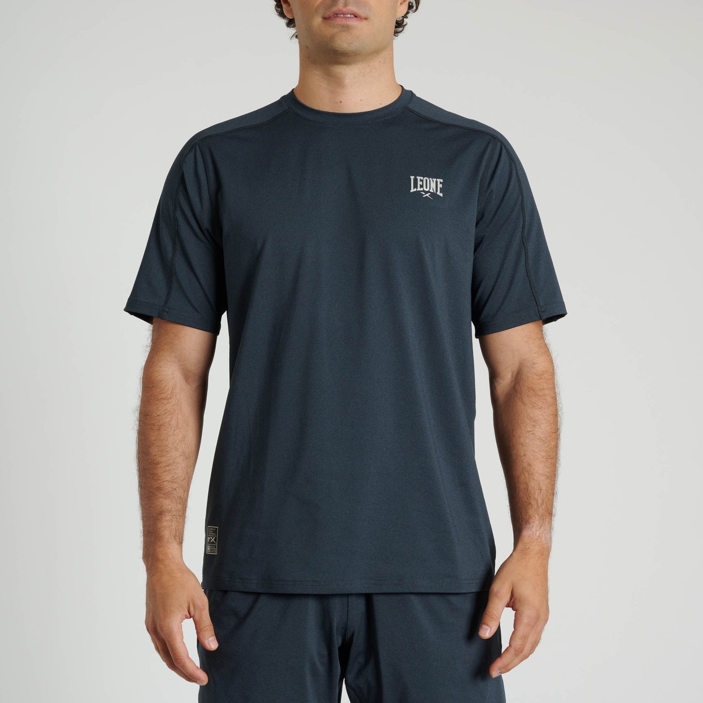 Camiseta manga corta MELANGE azul ABX606