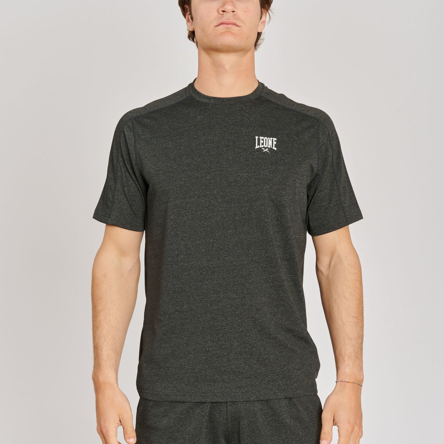 Camiseta manga corta MELANGE azul ABX606