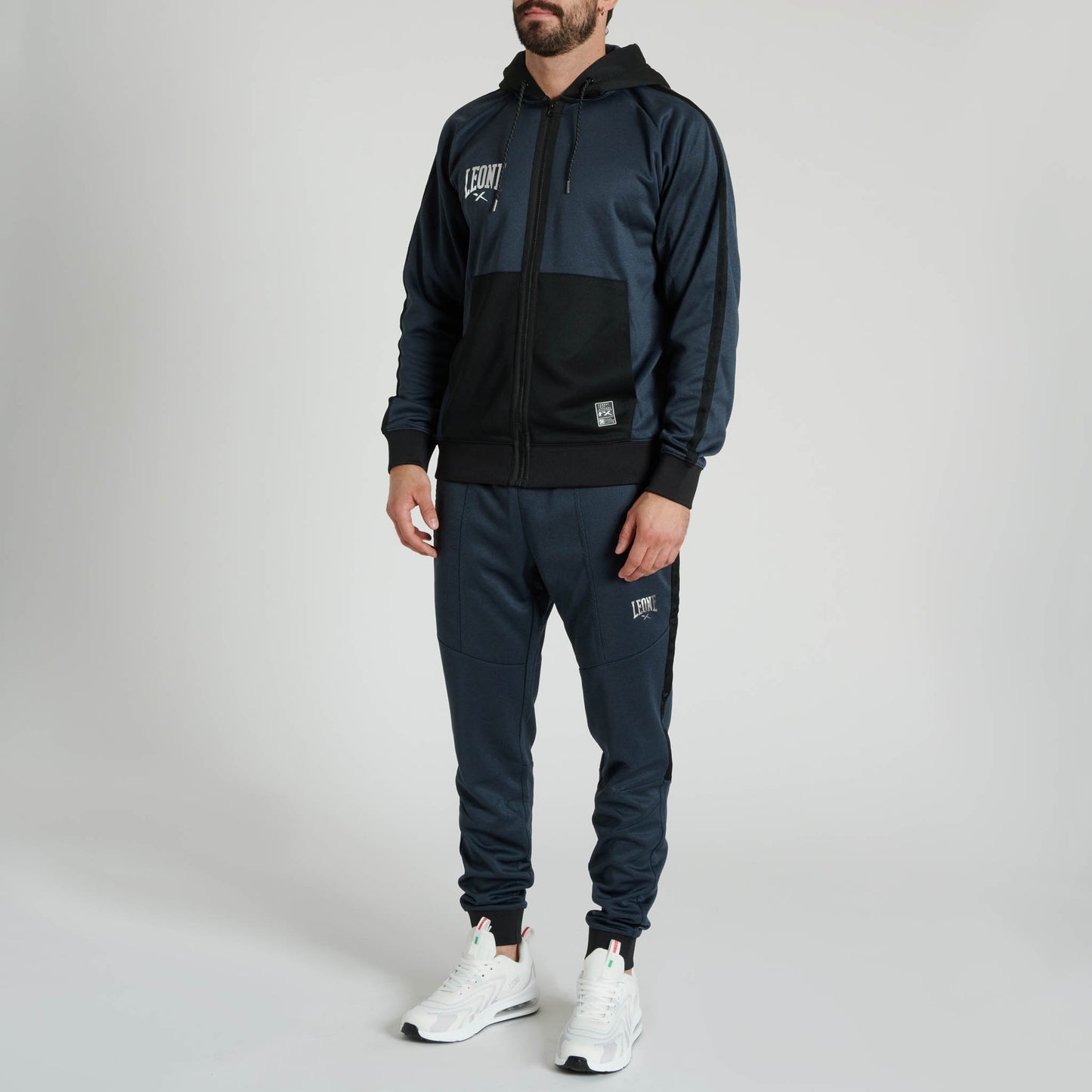 Sudadera con capucha MELANGE azul ABX611