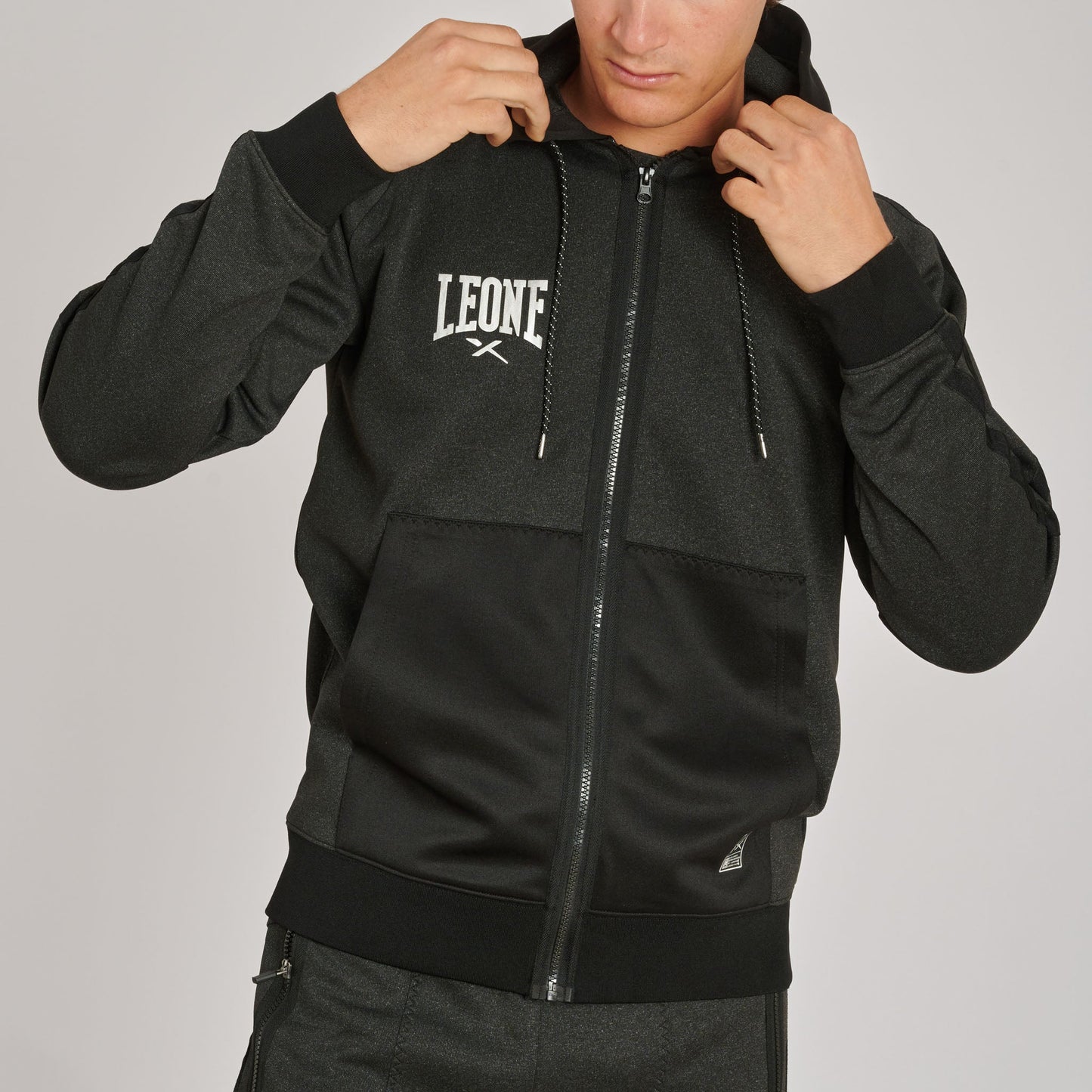 Sudadera con capucha MELANGE azul ABX611