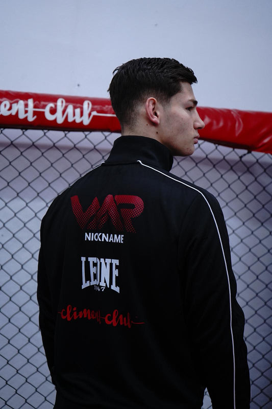 Chándal Deportivo Leone 1947 Climent Club Negro – Conjunto 2 Piezas